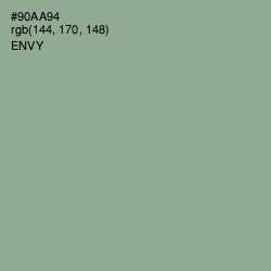 #90AA94 - Envy Color Image