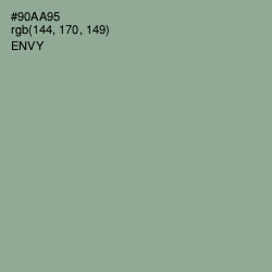 #90AA95 - Envy Color Image