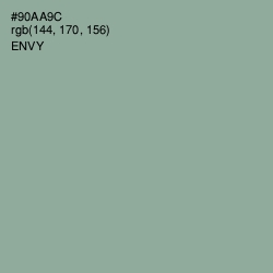 #90AA9C - Envy Color Image