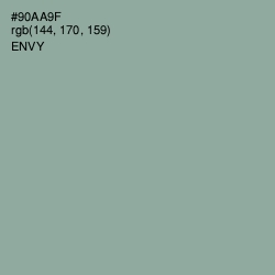 #90AA9F - Envy Color Image