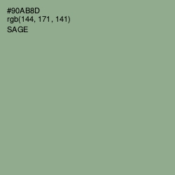 #90AB8D - Sage Color Image