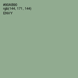 #90AB90 - Envy Color Image