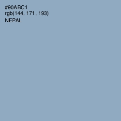 #90ABC1 - Nepal Color Image