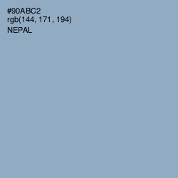 #90ABC2 - Nepal Color Image