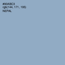 #90ABC3 - Nepal Color Image