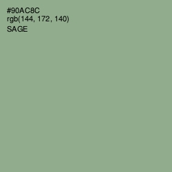 #90AC8C - Sage Color Image