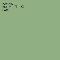 #90AF82 - Sage Color Image