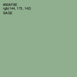 #90AF8E - Sage Color Image