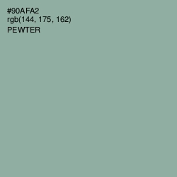 #90AFA2 - Pewter Color Image