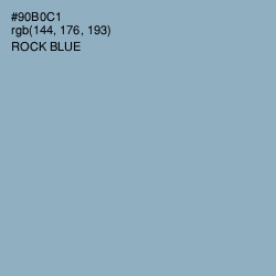 #90B0C1 - Rock Blue Color Image