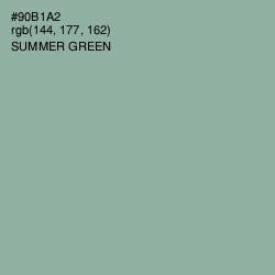 #90B1A2 - Summer Green Color Image