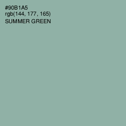 #90B1A5 - Summer Green Color Image