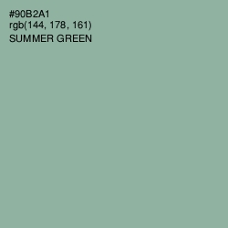 #90B2A1 - Summer Green Color Image