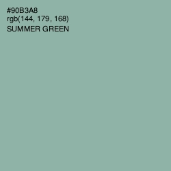 #90B3A8 - Summer Green Color Image