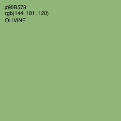 #90B578 - Olivine Color Image