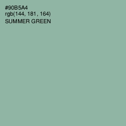 #90B5A4 - Summer Green Color Image