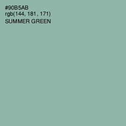 #90B5AB - Summer Green Color Image