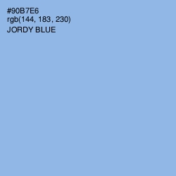 #90B7E6 - Jordy Blue Color Image