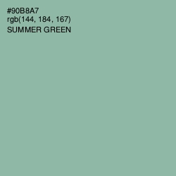 #90B8A7 - Summer Green Color Image
