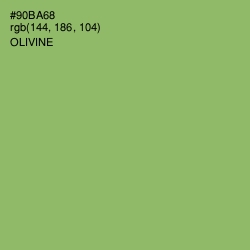 #90BA68 - Olivine Color Image
