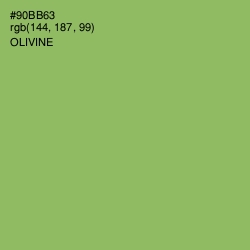 #90BB63 - Olivine Color Image