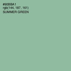 #90BBA1 - Summer Green Color Image