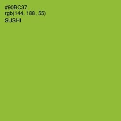 #90BC37 - Sushi Color Image