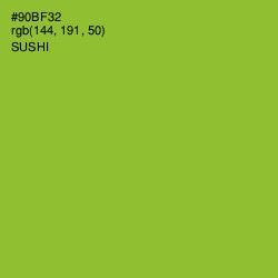 #90BF32 - Sushi Color Image