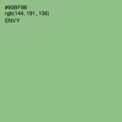 #90BF88 - Envy Color Image