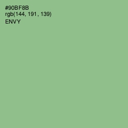 #90BF8B - Envy Color Image