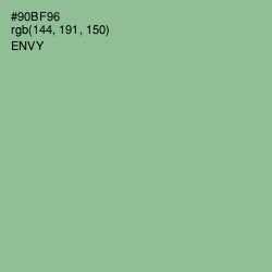 #90BF96 - Envy Color Image