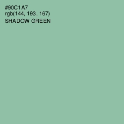 #90C1A7 - Shadow Green Color Image