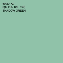 #90C1A9 - Shadow Green Color Image