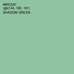 #90C3A1 - Shadow Green Color Image