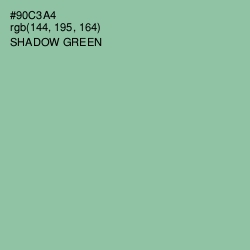 #90C3A4 - Shadow Green Color Image