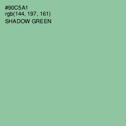 #90C5A1 - Shadow Green Color Image