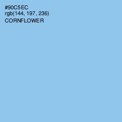 #90C5EC - Cornflower Color Image