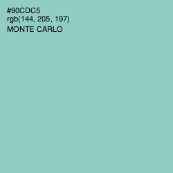 #90CDC5 - Monte Carlo Color Image