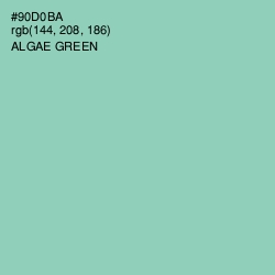 #90D0BA - Algae Green Color Image