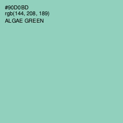 #90D0BD - Algae Green Color Image