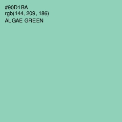 #90D1BA - Algae Green Color Image