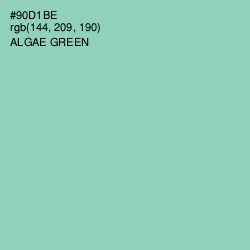 #90D1BE - Algae Green Color Image