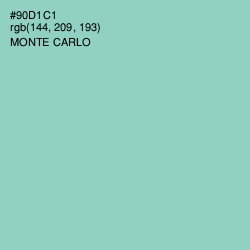 #90D1C1 - Monte Carlo Color Image