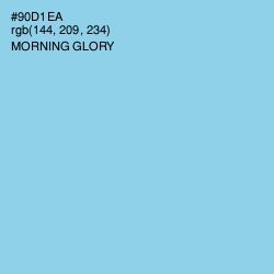 #90D1EA - Morning Glory Color Image