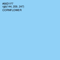 #90D1F7 - Cornflower Color Image