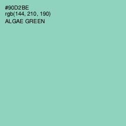 #90D2BE - Algae Green Color Image