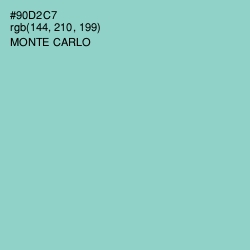 #90D2C7 - Monte Carlo Color Image