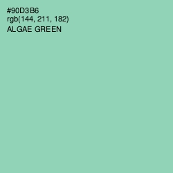 #90D3B6 - Algae Green Color Image