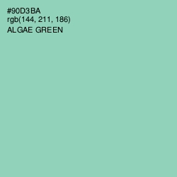 #90D3BA - Algae Green Color Image