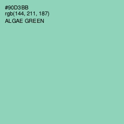 #90D3BB - Algae Green Color Image